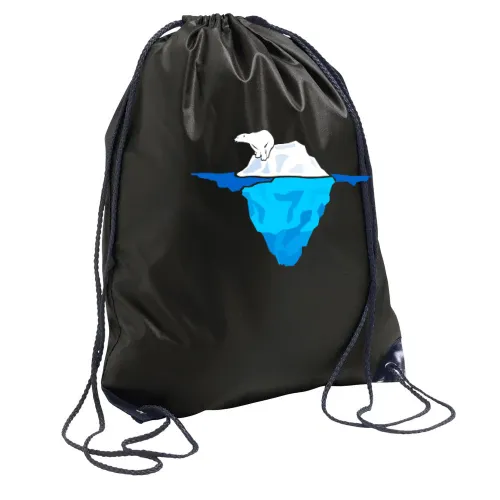 Eisbär auf Eisberg Rucksack Sonstig. Turnbeutel