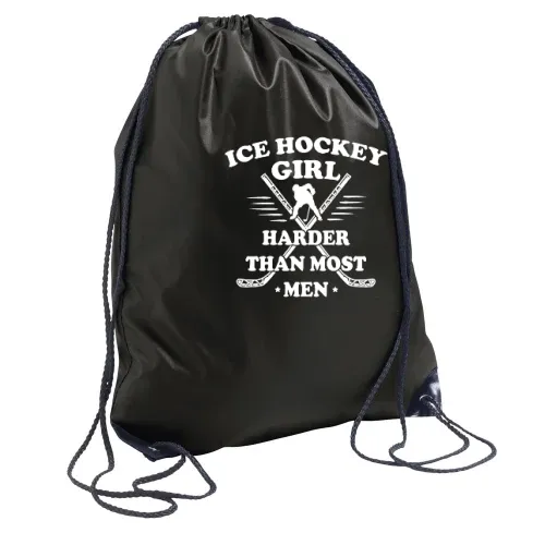 Eishockey Hockey Ice Hockey Girl Harder Than Men Sonstig. Rucksack Eishockey Hockey Ice Hockey Girl Harder Than Men Rucksack