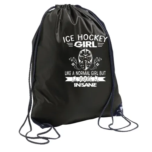 Eishockey Hockey Ice Hockey Girl Not Normal Insane Rucksack