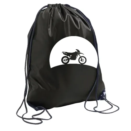 Enduro im Sonnenuntergang Rucksack