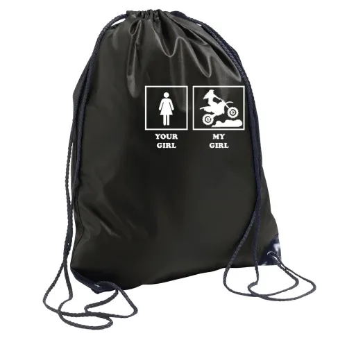 Enduro My Girl Motocross Offroad Dad Cross Biker Rucksack