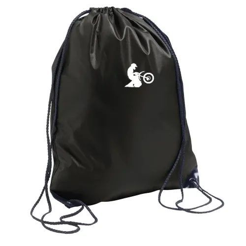 Enduro Sprung aus Brusttasche Rucksack