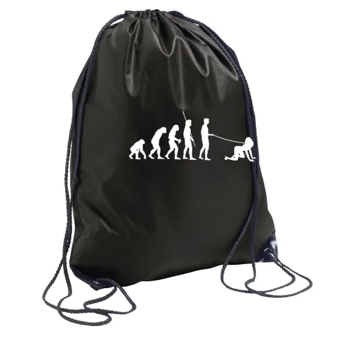 Evolution Mann geht gassi Sonstig. Rucksack