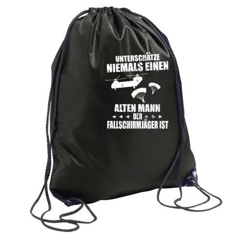 Fallschirmjäger Alter Mann Spruch Skydiver BW Sonstig. Rucksack