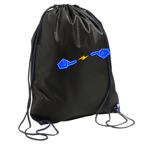 Fanfinger mit Blitz Rucksack Sonstig. Turnbeutel