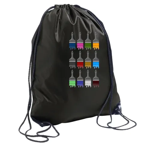 farbige Pinsel Rucksack Sonstig. Turnbeutel