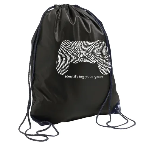 Fingerabdruck Gaming Controller Rucksack Sonstig. Turnbeutel