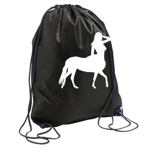 Frauenkörper auf Pferd Rucksack Sonstig. Turnbeutel