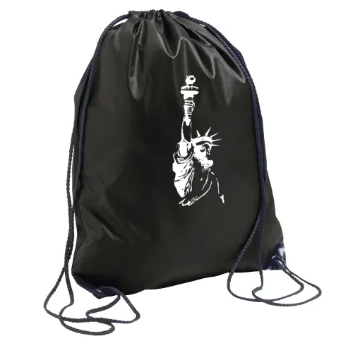 Freiheitsstatue mit ABC Maske Rucksack Sonstig. Turnbeutel