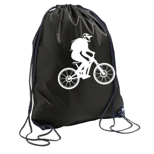 Fully Mountainbike mit Biker Cross Helm - MTB Bike Rucksack Sonstig. Turnbeutel