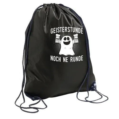 Geist Geisterstunde Noch Ne Runde Halloween Motiv Rucksack Sonstig. Turnbeutel