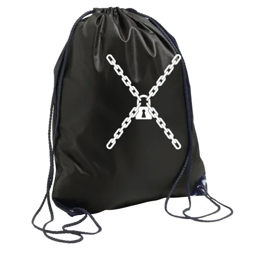 gekreuztes Vorhängeschloss Sonstig. Rucksack