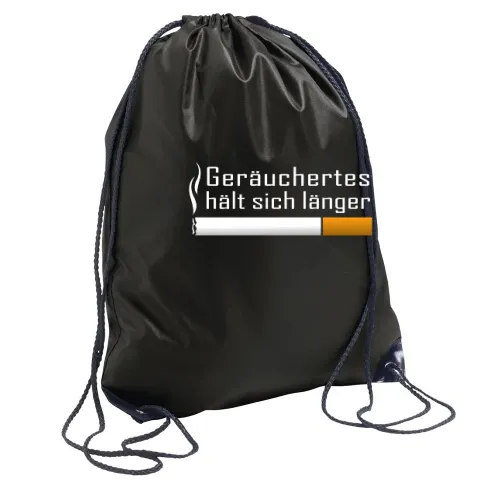 Geräuchertes hält sich länger Rucksack