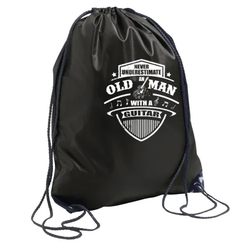 Gitarrist Old Man Gitarren Spieler Gitarrenlehrer Sonstig. Rucksack