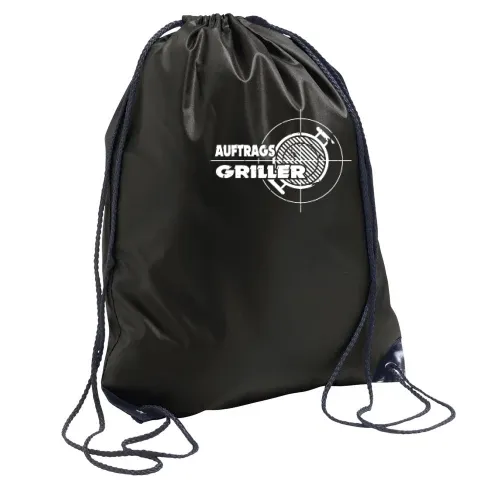 Grillen BBQ Grillmeister Auftrags Griller Spruch Rucksack Sonstig. Turnbeutel