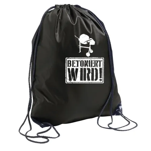 Hausbau Betoniert Wird Handwerker Betonmischer Sonstig. Rucksack