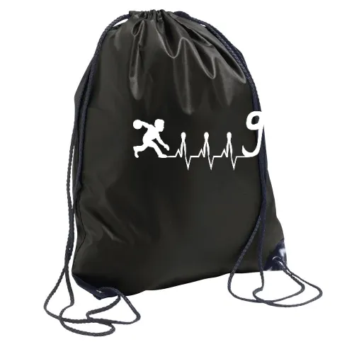 Herzschlag eines Keglers Rucksack Sonstig. Turnbeutel