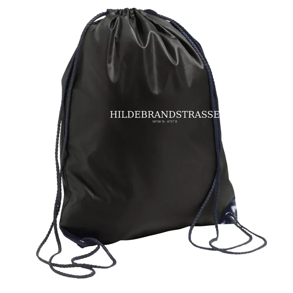  Sonstig. Rucksack mit Aufdruck 'Hildebrandstraße Koordinaten'