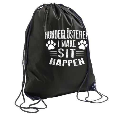 Hundeflüsterer I Make Sit Happen Hundeschule Rucksack Sonstig. Turnbeutel