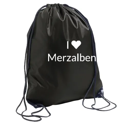 I Love Merzalben  Rucksack Sonstig. Turnbeutel