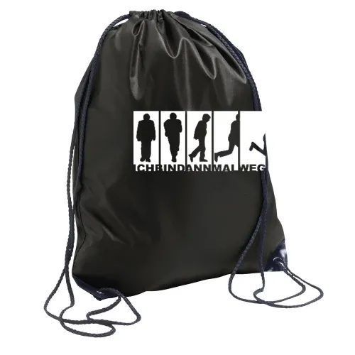 Ich bin dann mal weg Rucksack Sonstig. Turnbeutel