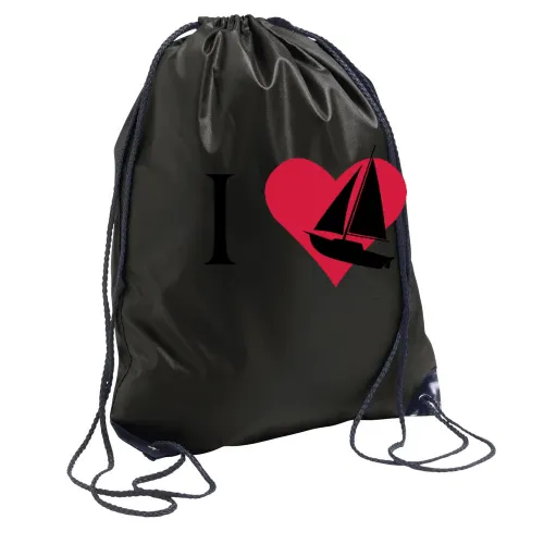 Ich liebe Segelboot Sonstig. Rucksack Ich liebe Segelboot Rucksack