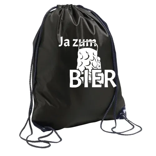 Ja zum Bier Rucksack Sonstig. Turnbeutel