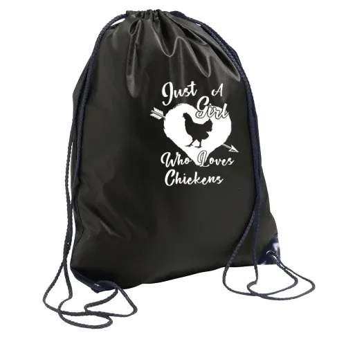 Just a Girl who loves Chickens Hühner Rucksack
