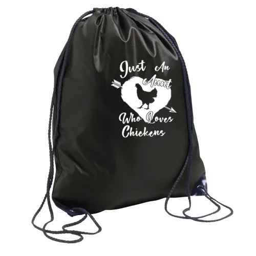 Just an Aunt who loves Chickens Tante liebt Hühner Rucksack