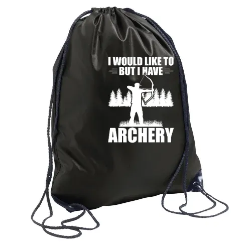 Kann Nicht Muss Bogenschießen Bogenschützen Spruch Rucksack Sonstig. Turnbeutel
