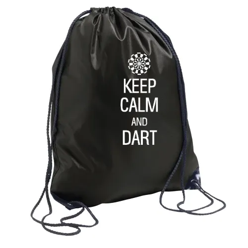 keep calm and darts Rucksack Sonstig. Turnbeutel
