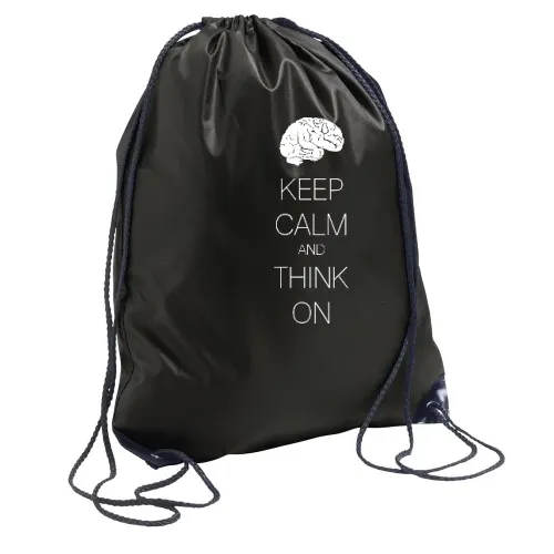 keep calm and think on Rucksack