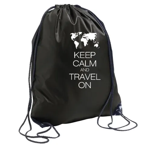 keep calm and travel on Sonstig. Rucksack
