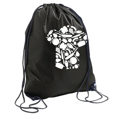 Kochmütze aus Kochutensilien Rucksack