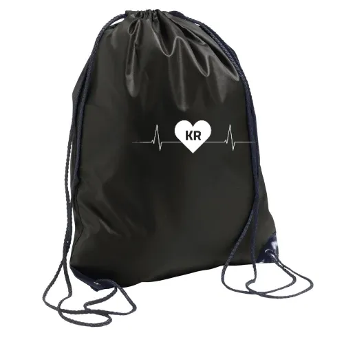Krefeld KR Nummernschild Herzschlag Rucksack