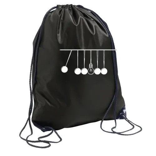 Kugelstoßpendel mit Glühbirne Shirt Rucksack Sonstig. Turnbeutel