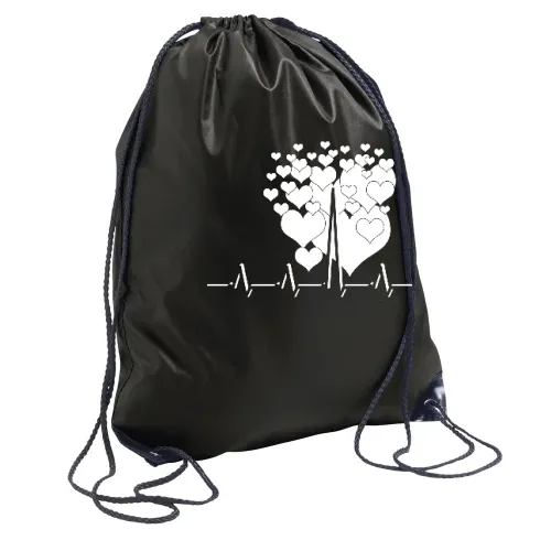 Liebe Herzschlag Rucksack Sonstig. Turnbeutel