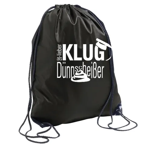 lieber Klugscheisser als Dünnscheisser Rucksack
