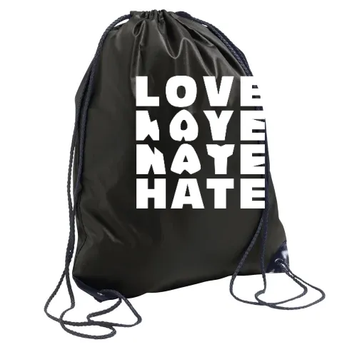 LOVE HATE Rucksack Sonstig. Turnbeutel
