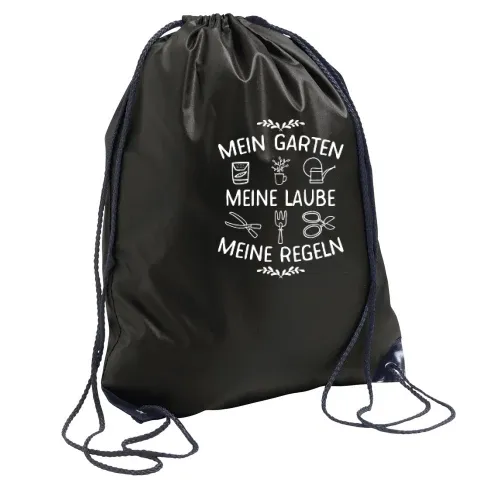 Mein Garten Meine Laube Meine Regeln Gärtner Rucksack Sonstig. Turnbeutel