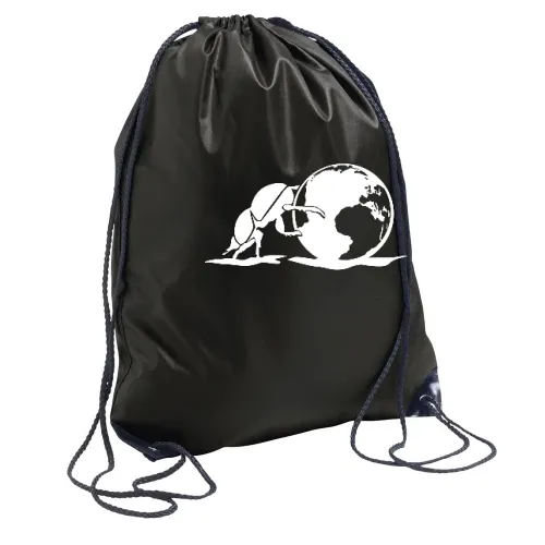 Mistkäfer rollt Erde Rucksack Sonstig. Turnbeutel