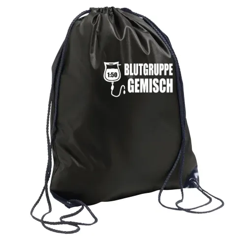 Mopedfahrer Gemisch 1:50 Blutgruppe Moped Geschenk Rucksack Sonstig. Turnbeutel