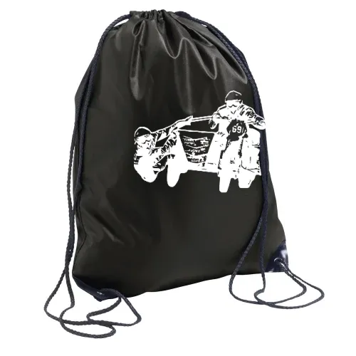 Motocross mit Beiwagen Rucksack