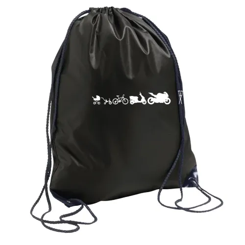 Motorrad Evolution Krücken Rucksack