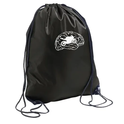 Motorrad Gehirn Rennmaschine Rucksack