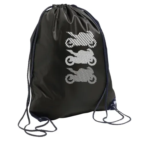 Motorrad hoch3 weiß Rucksack