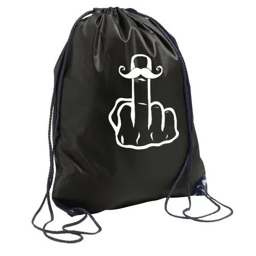 Moustache Mittelfinger Sonstig. Rucksack