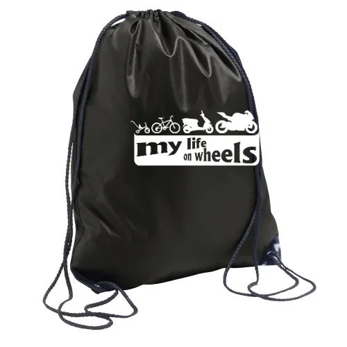 my life on wheels - Motorrad Rucksack
