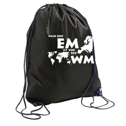 nach der EM ist vor der WM Rucksack Sonstig. Turnbeutel