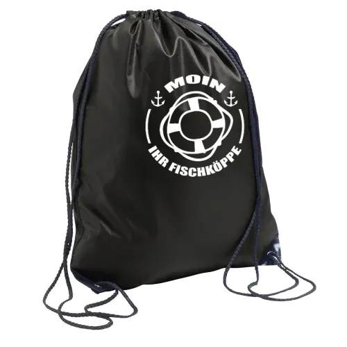 Norddeutschland Moin Ihr Fischköppe Nordsee Motiv Rucksack Sonstig. Turnbeutel